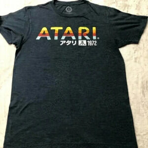 Atari 1972 Logo Dark Blue T-shirt Unisex Size Med